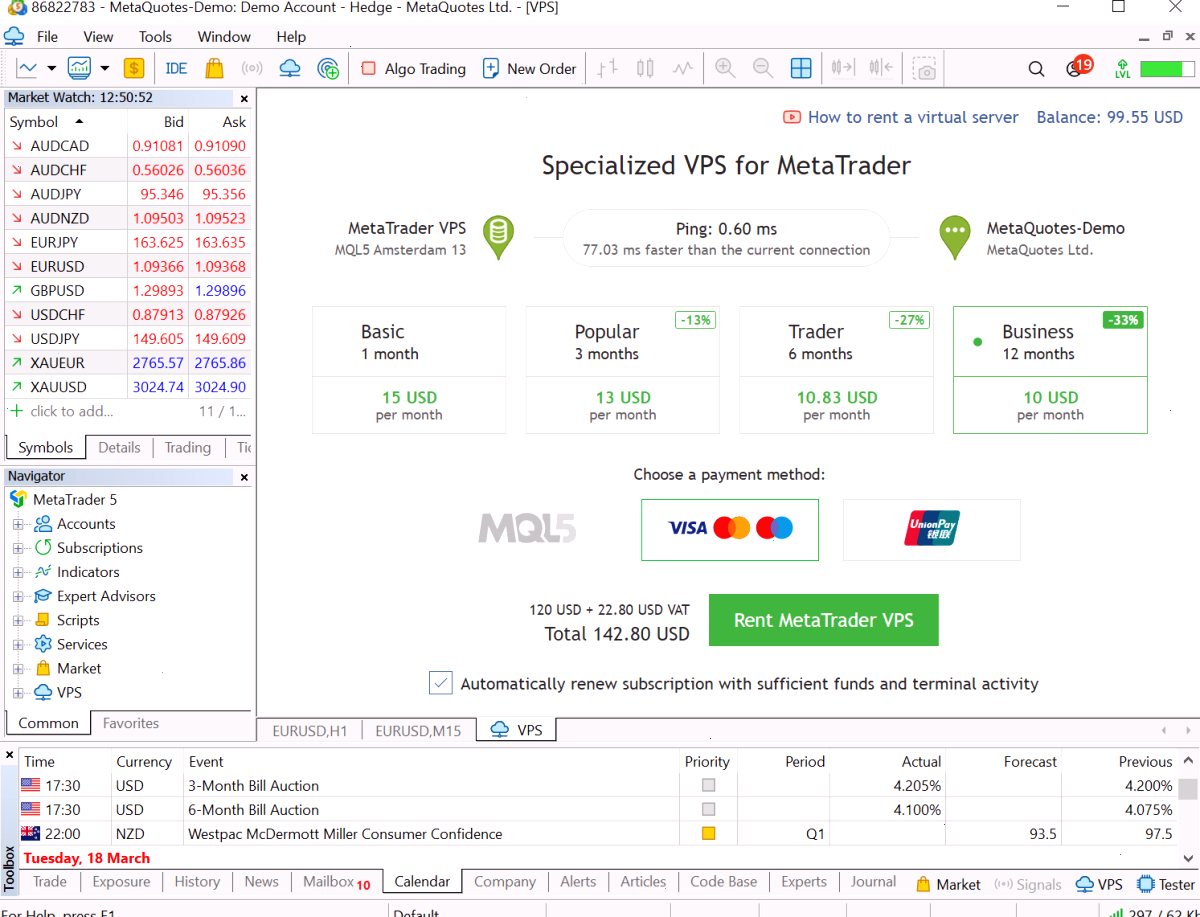 新增了 12 个月 VPS 租赁选项